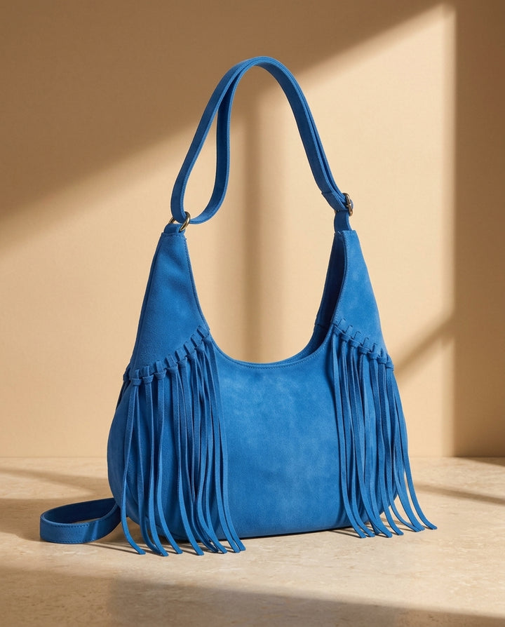 Emilia Fringe Hobo Bag