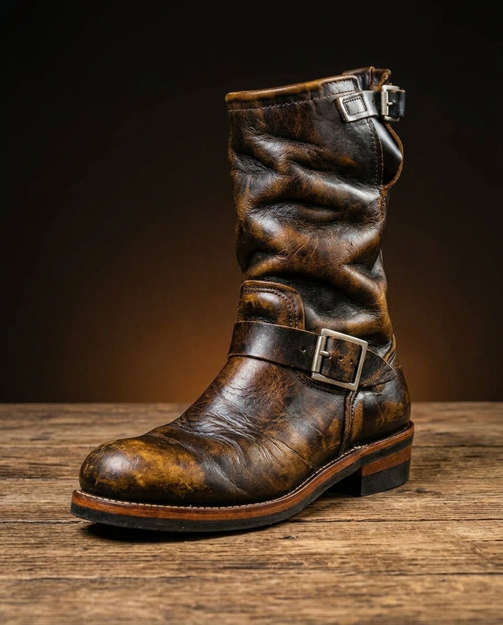 Rowan Vintage Engineer Boots