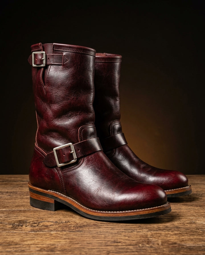 Rowan Vintage Engineer Boots
