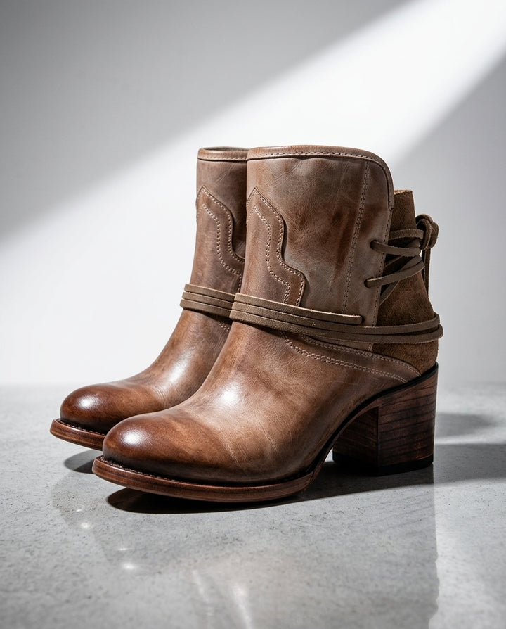 Winnie Western Ankle Boots