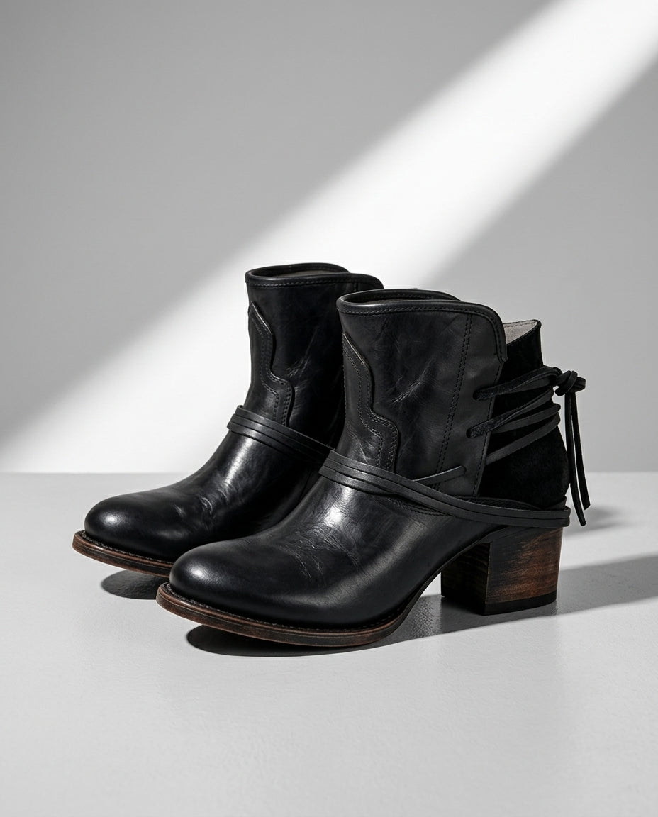 Winnie Western Ankle Boots