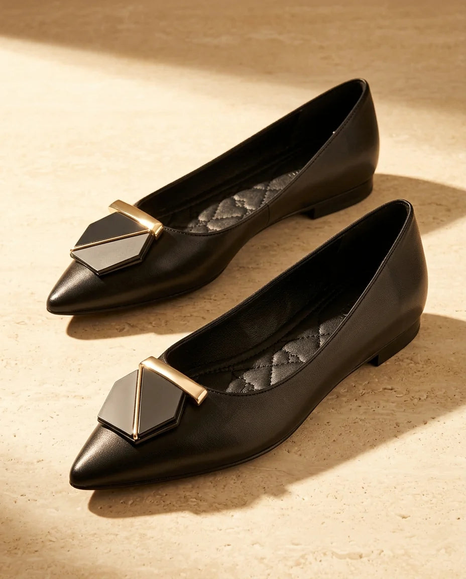 Clara Pointed Toe Flats