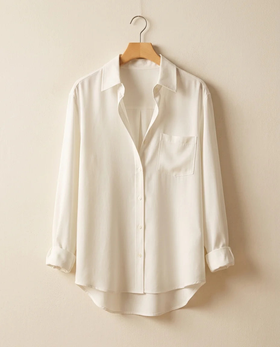 Émilie — Silk Satin Blouse