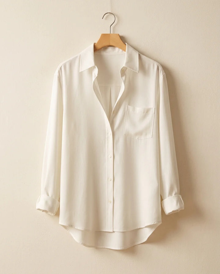 Émilie — Silk Satin Blouse