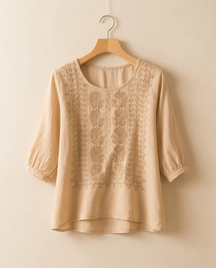 Renata Floral Embroidered Blouse