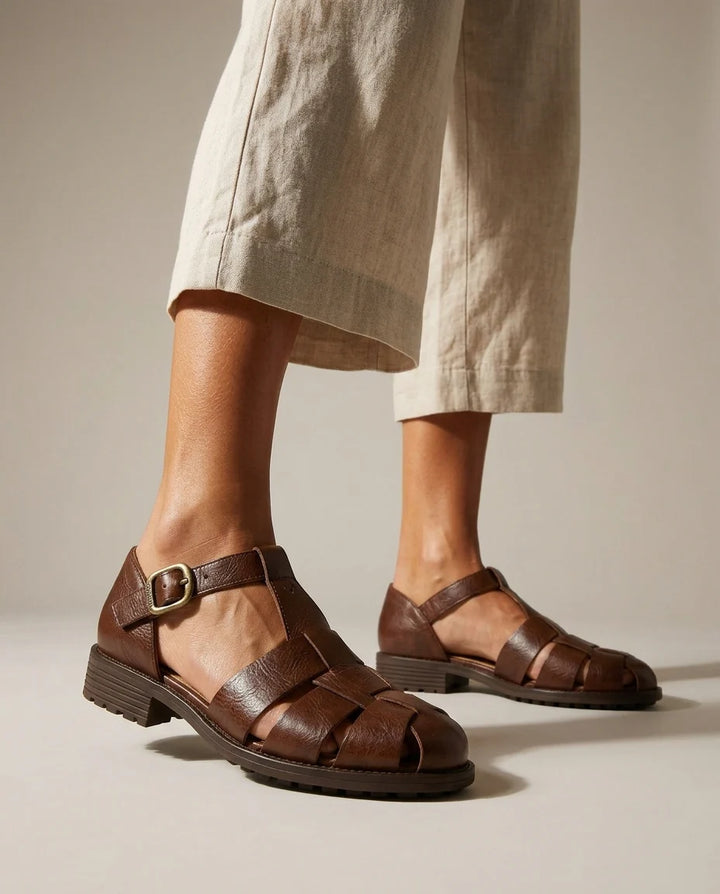 Valentina — Handwoven Italian Leather Sandal